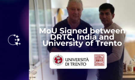 MoU Signed between DRTC, India and University of Trento